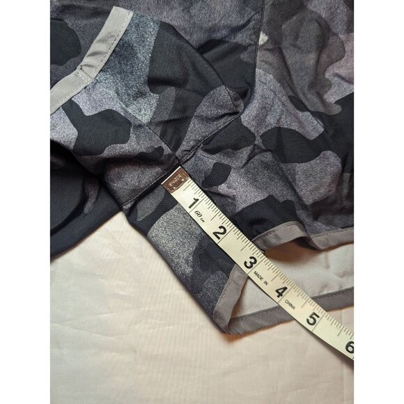 NIKE Dri-Fit Tempo Black And Gray Camo Size Medium Lined Drawstring Athletic - Picture 14 of 15